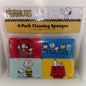 Peanuts Colorful Sponge Set - Red, Blue, Yellow